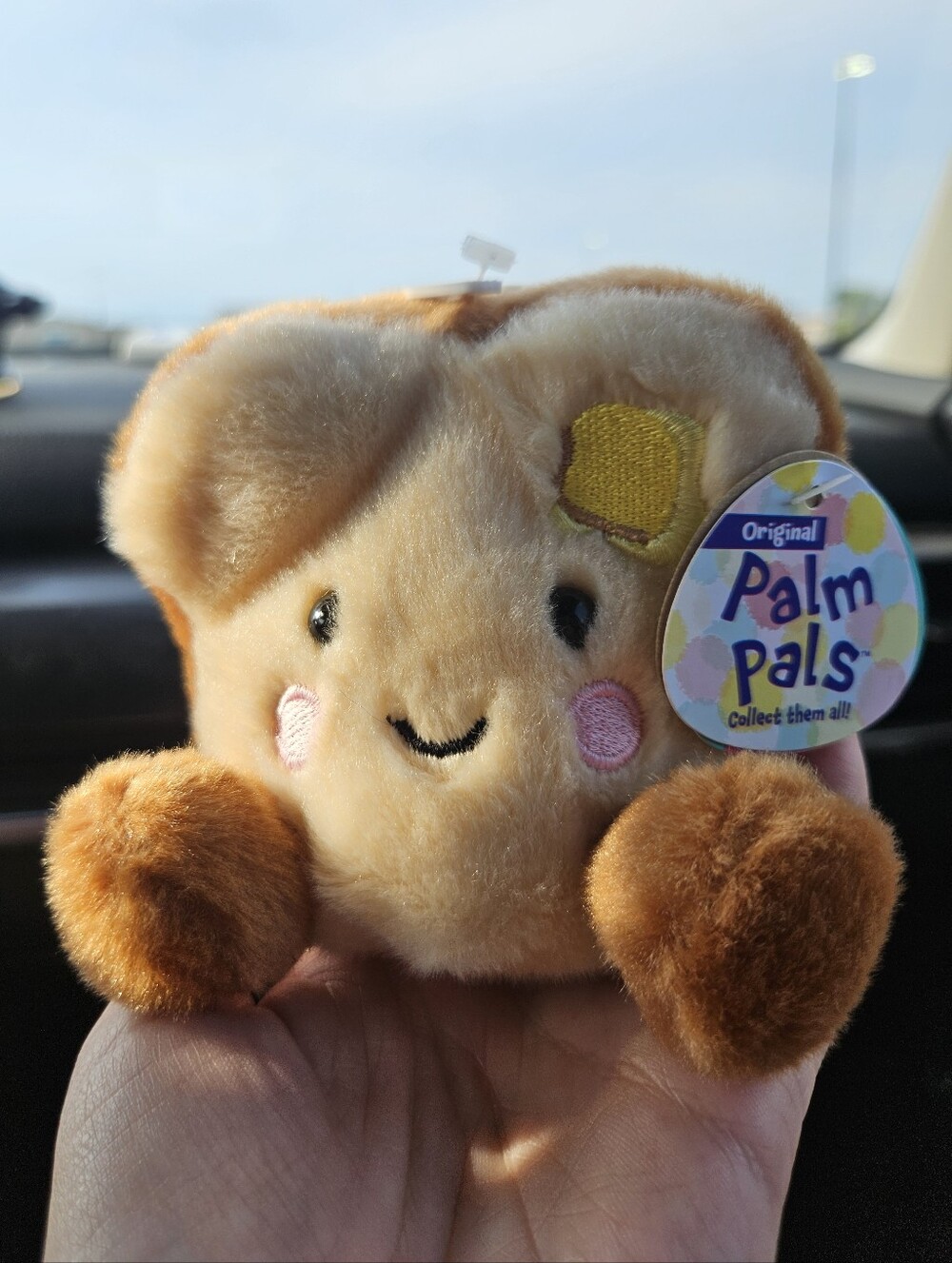 NWT Buttery Toast Palm Pal Mini Plush Cravings Squad